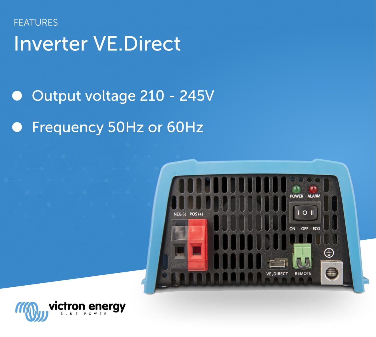 Victron Energy 1200VA 48-Volt 120V AC Pure Sine Wave Inverter - Image 4